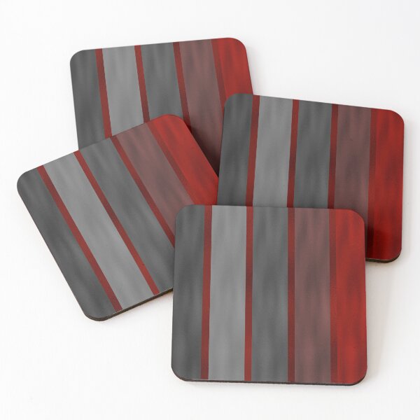 Item preview, Metallic Stripes on Red Twist designed and sold by BloomCatB.