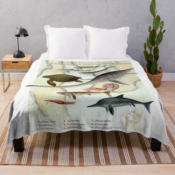 Item preview, Marine Fauna of the Western Interior Seaway designed and sold by Glowfactor.