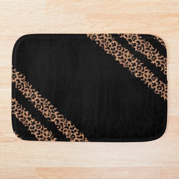 leopard pattern Bath Mat