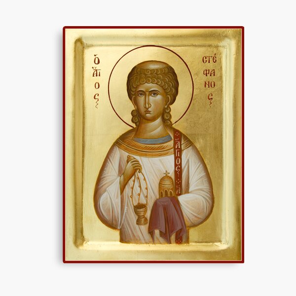 St Stephen the First Martyr and Deacon Canvas Print