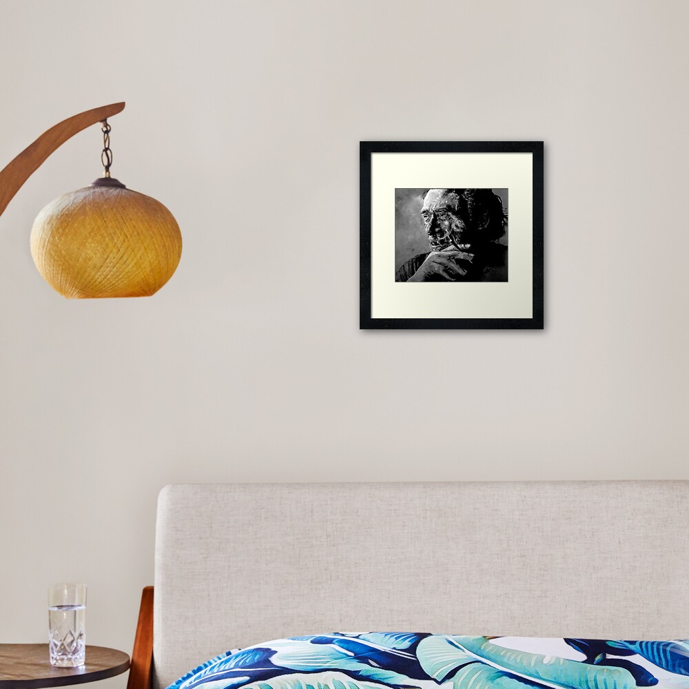 Charles Bukowski Framed Art Print
