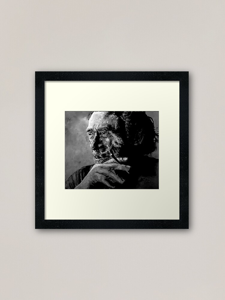 Alternate view of Charles Bukowski Framed Art Print