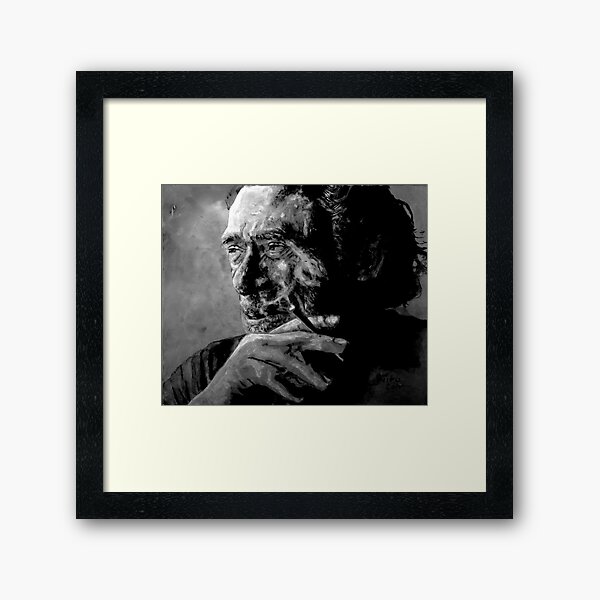Charles Bukowski Framed Art Print