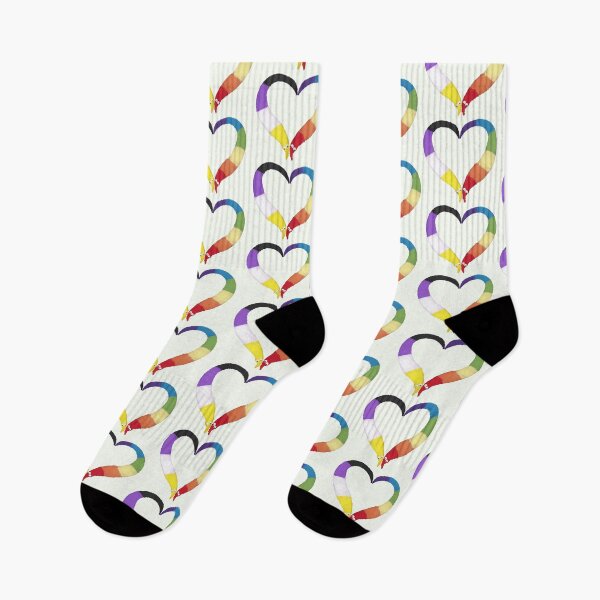 Item preview, Nonbinary Gay Worm on a String Heart designed and sold by guavaowl.