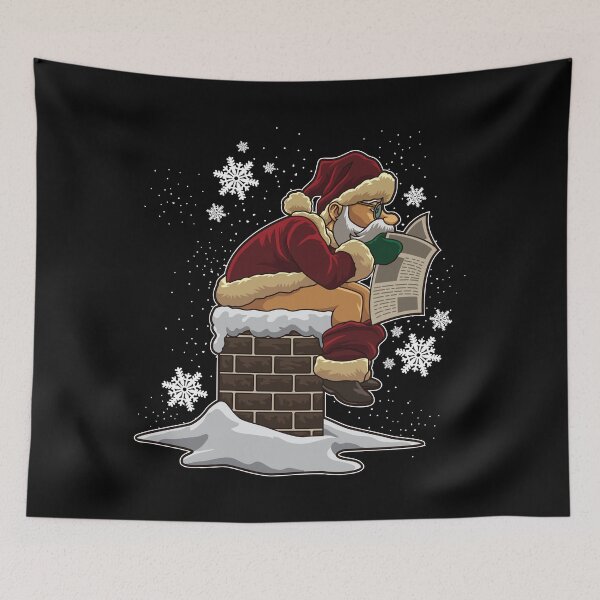 Item preview, Santa Claus Shits In The Chimney designed and sold by anziehend.