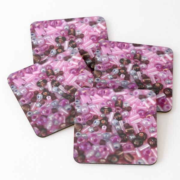 Item preview, Pink Glass Beads designed and sold by umeimages.