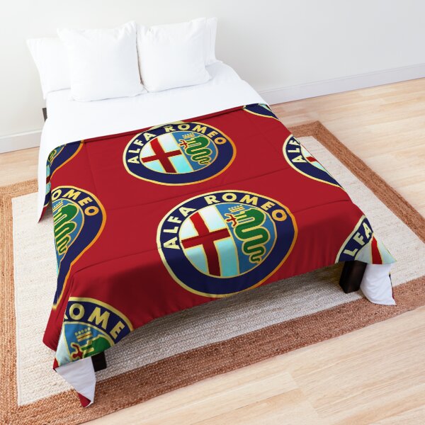 Alfa Romeo - Classic Car Logos Comforter