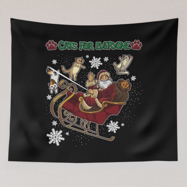 Item preview, Cats For Everyone - Santa Gives Away Kittens designed and sold by anziehend.