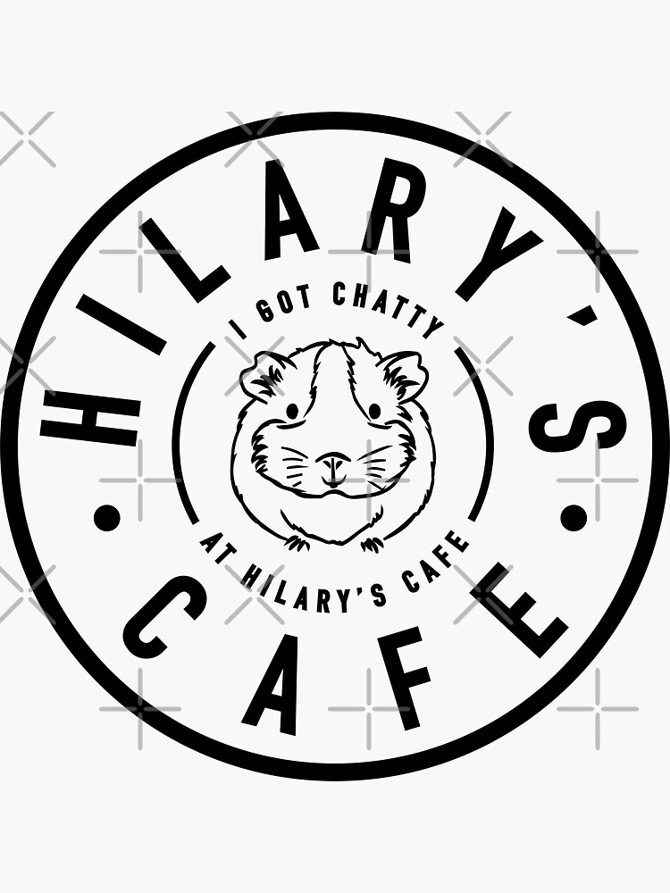 Imagen 3 de 3, Pegatina con la obra FleaBag - Café de Hilary, diseñada y vendida por designarmyofone.