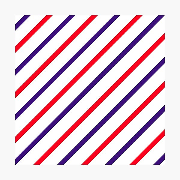 Item preview, Violet-Blue and Red Stripes designed and sold by BloomCatB.