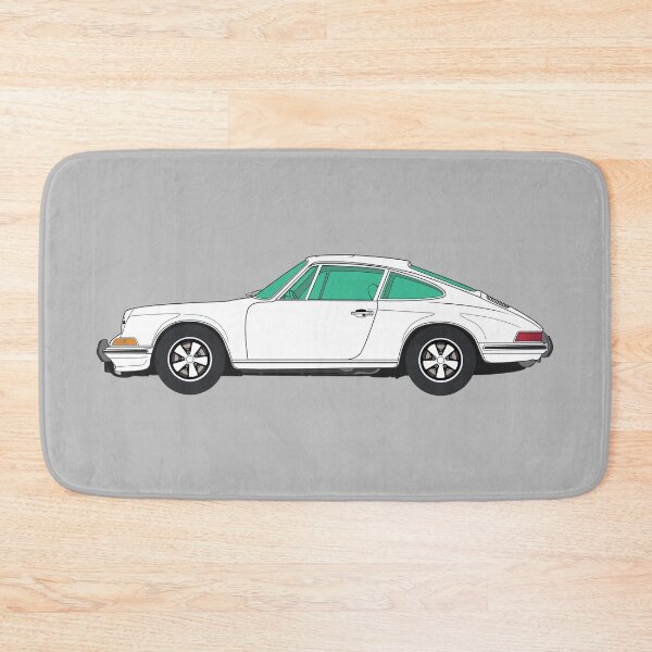 Item preview, White Porsche 911 R (1967) ─ Fan Art designed and sold by thedrumstick.