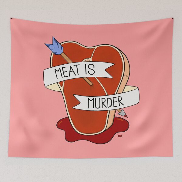 Item preview, Meat is Murder designed and sold by BaconPancakes21.