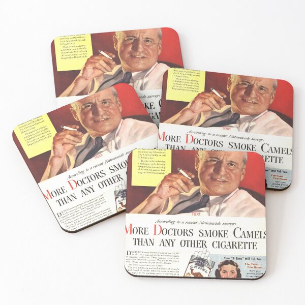 Item preview, Camel Cigarette Ad "Doctors Smoke Camels" designed and sold by zfree-art.