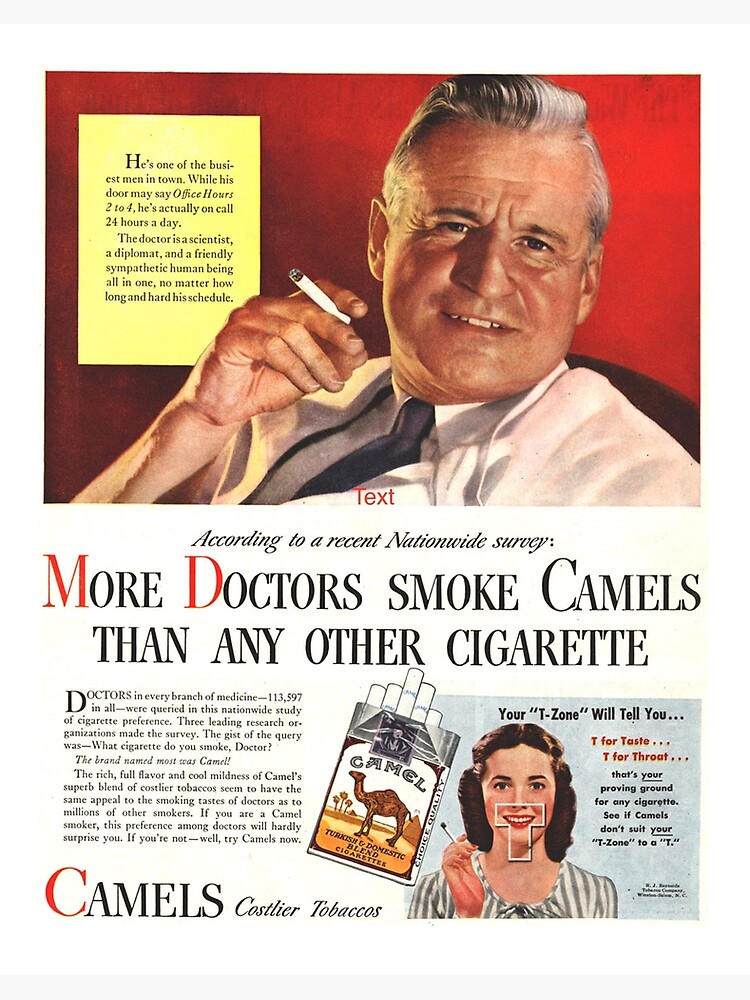 Chesterfield Cigarette Ad Ncomedian Bob Hope Endorsing Chesterfield ...