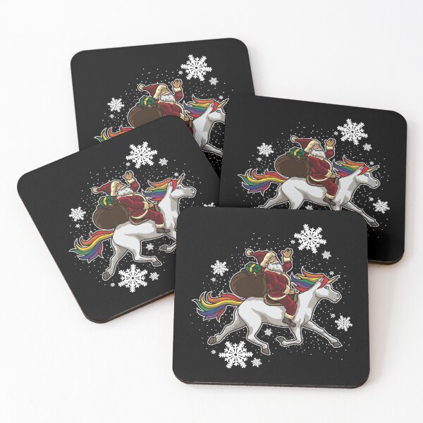 Item preview, Santa Rides A Unicorn - Mythical Xmas Horse designed and sold by anziehend.