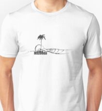 Mazooda_Island_Black Slim Fit T-Shirt