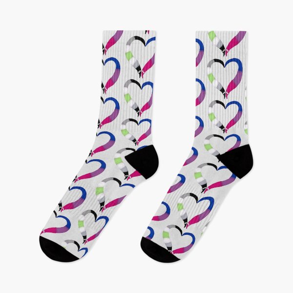 Item preview, Agender Bi Worm on a String Heart designed and sold by guavaowl.