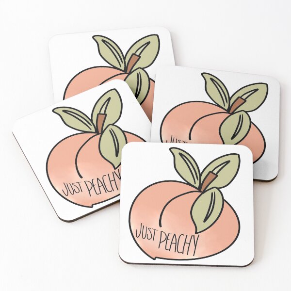 Item preview, Just Peachy Peach Quote designed and sold by AlkalineKittyxx.