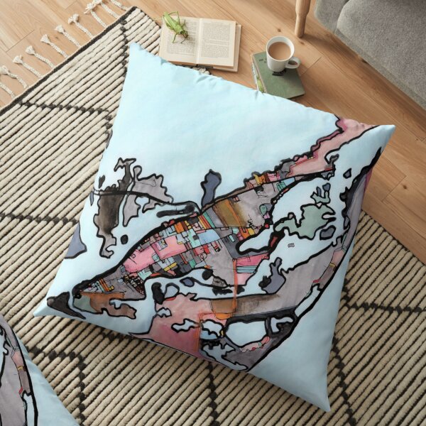 Chincoteague, VA Floor Pillow