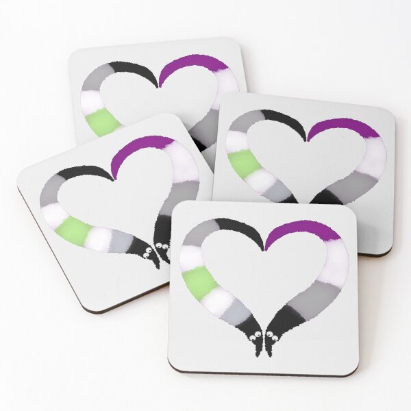 Item preview, Agender Asexual Worm on a String Heart designed and sold by guavaowl.