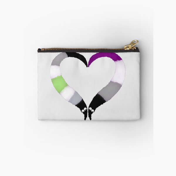 Item preview, Agender Asexual Worm on a String Heart designed and sold by guavaowl.
