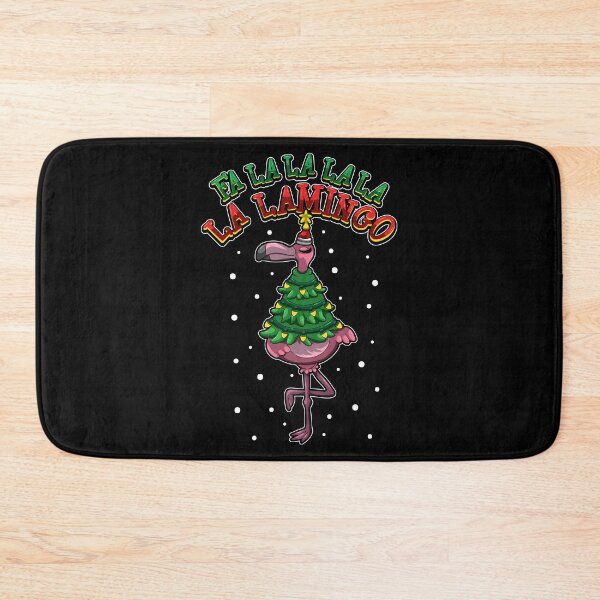 Item preview, Christmas Flamingo FA LA LA LA LA Lamingo designed and sold by anziehend.