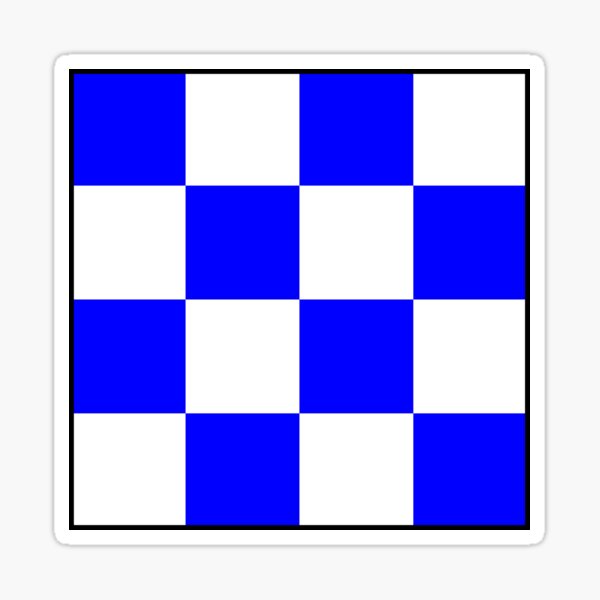 International maritime signal flags sea alphabet collection letter n Sticker