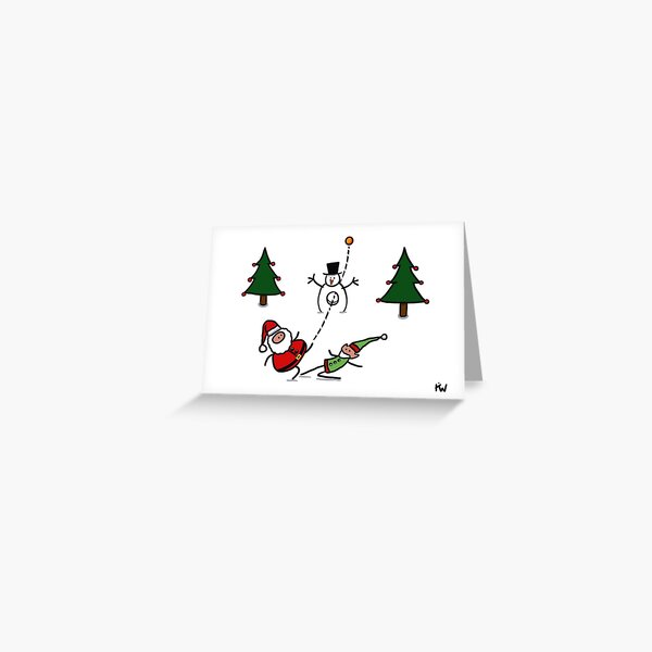 One nil Santa Greeting Card