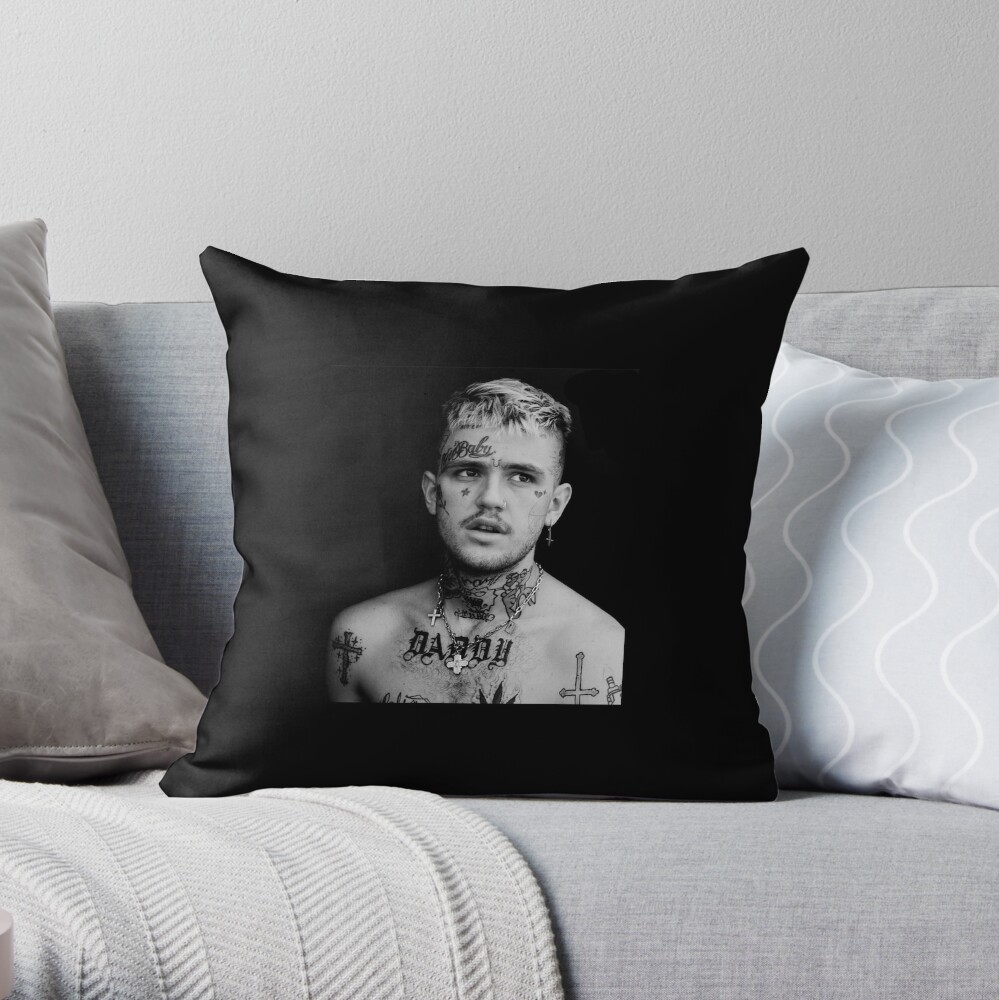 lil peep bunny pillow