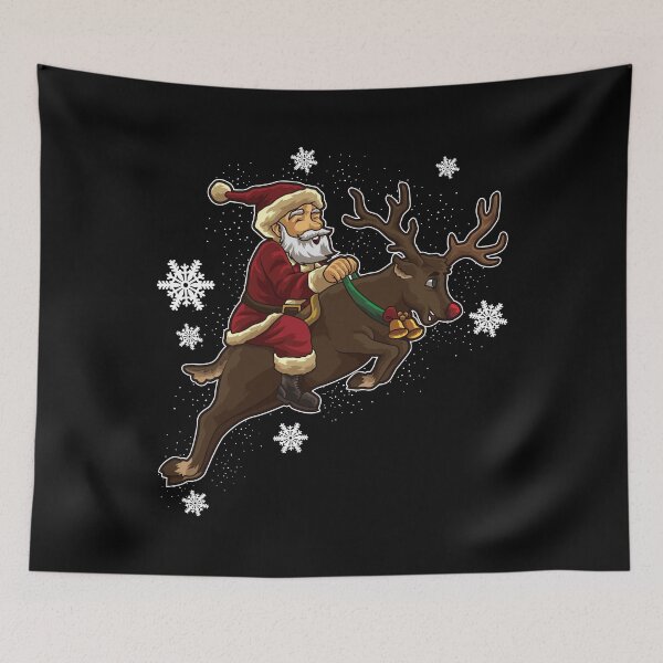 Item preview, Santa Claus Rides Reindeer - Delivery Service designed and sold by anziehend.