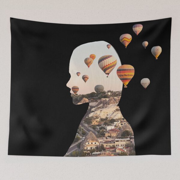 Item preview, Double exposure of Cappadocia's ballons designed and sold by msro1.