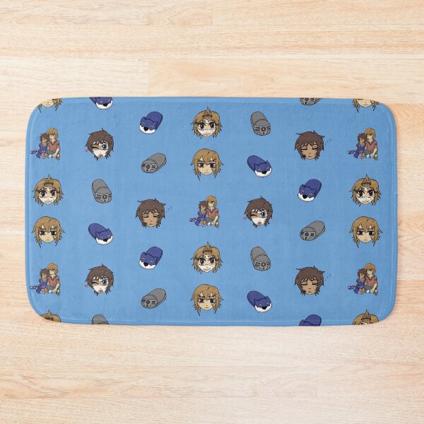 Item preview, Latte - Sleepover Pattern - Blue designed and sold by AkaneThorn.