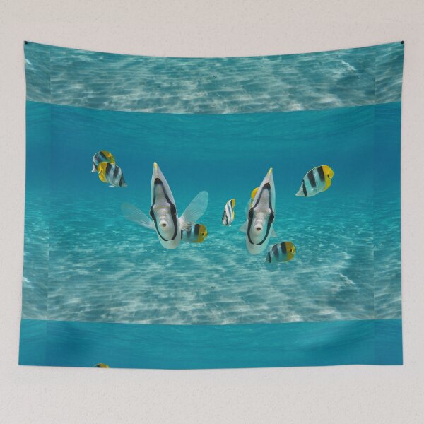 Item preview, Cute tropical fish butterflyfish designed and sold by Seaphotoart.