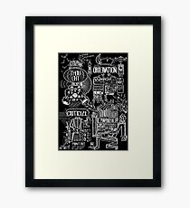 Attention Framed Print