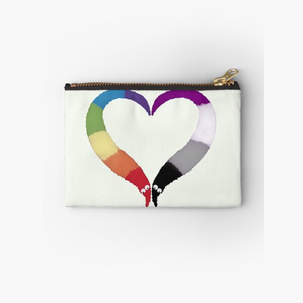 Item preview, Asexual Gay Worm on a String Heart designed and sold by guavaowl.