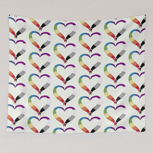 Item preview, Asexual Gay Worm on a String Heart designed and sold by guavaowl.