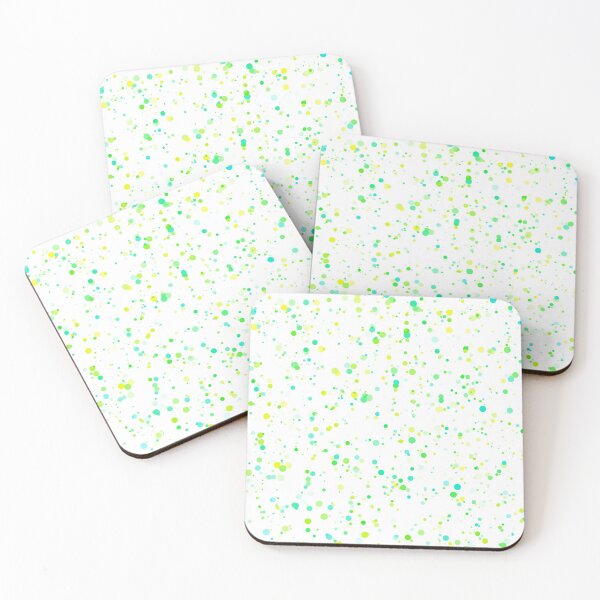 Item preview, Blue, Yellow, and Green Abstract Dots Pattern designed and sold by MixinMadness.