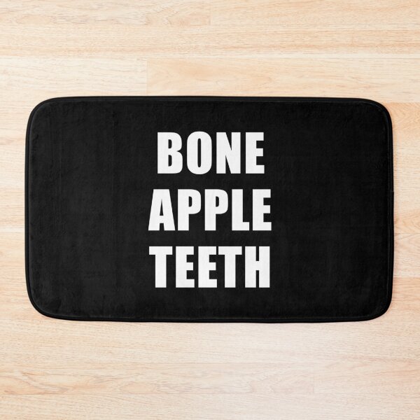 Item preview, Bone Apple Teeth (Black) designed and sold by quoteedesigns.