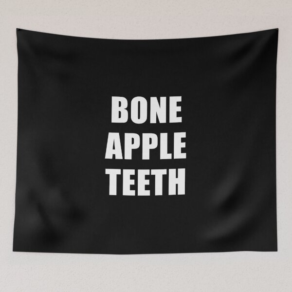 Item preview, Bone Apple Teeth (Black) designed and sold by quoteedesigns.