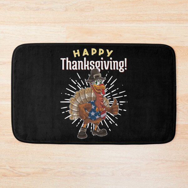 Item preview, Happy Thanksgiving - Patriotic Turkey Pilgrim designed and sold by anziehend.