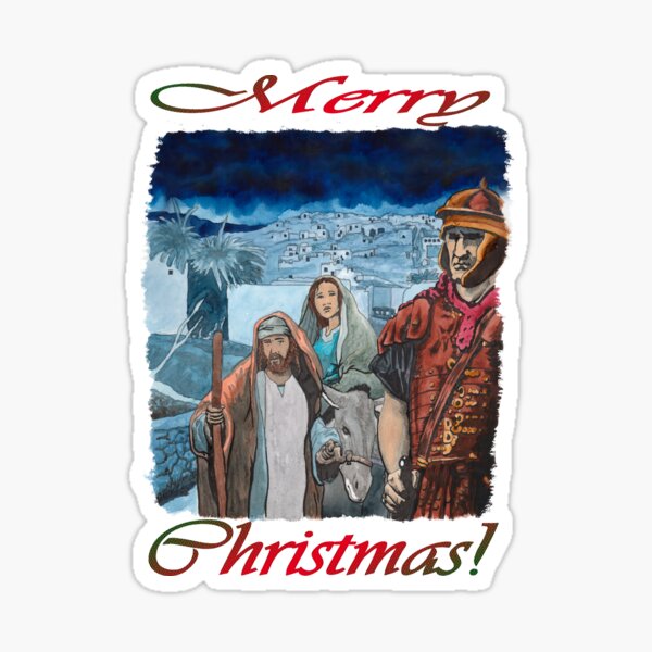 Item preview, Joseph and Mary on the way to Bethlehem. designed and sold by Frankie Doodles!.