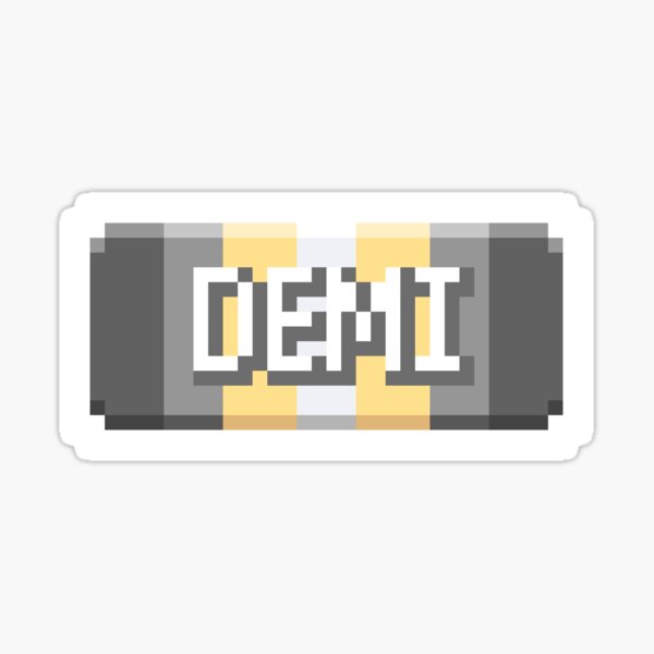 Demigender Pride Type Tag Sticker