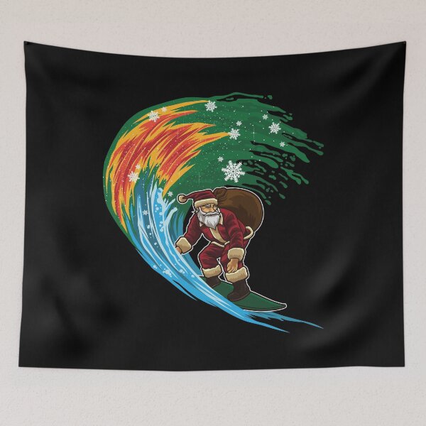 Item preview, Surfer Santa Claus - Surfing Like A Cool Xmas Dude designed and sold by anziehend.