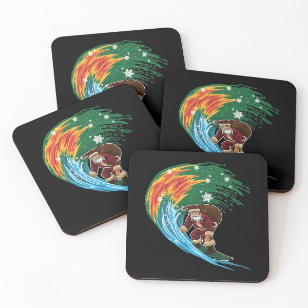 Item preview, Surfer Santa Claus - Surfing Like A Cool Xmas Dude designed and sold by anziehend.