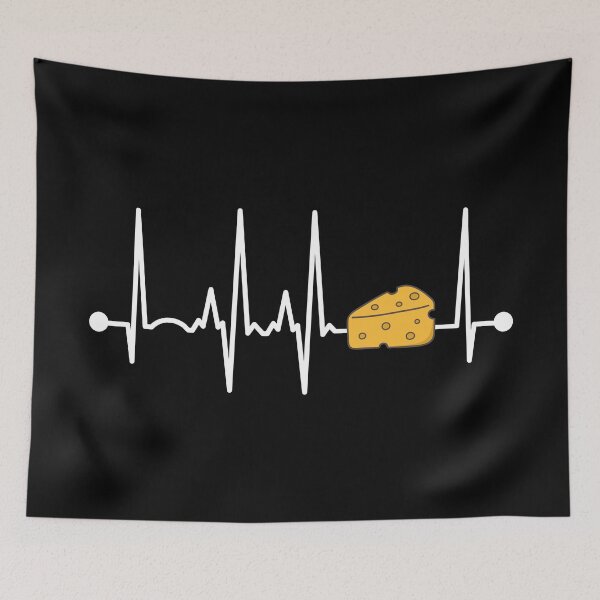 Item preview, Cheese Heartbeat designed and sold by teesaurus.