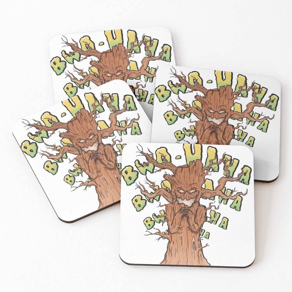 Bark is Worse than his Bite Coasters (Set of 4)