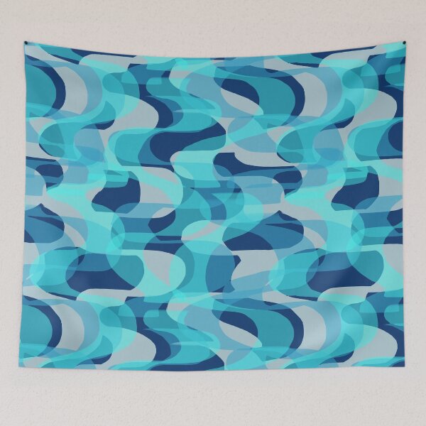 Item preview, Retro Ripple Curvy Waves designed and sold by Michelebuttons.