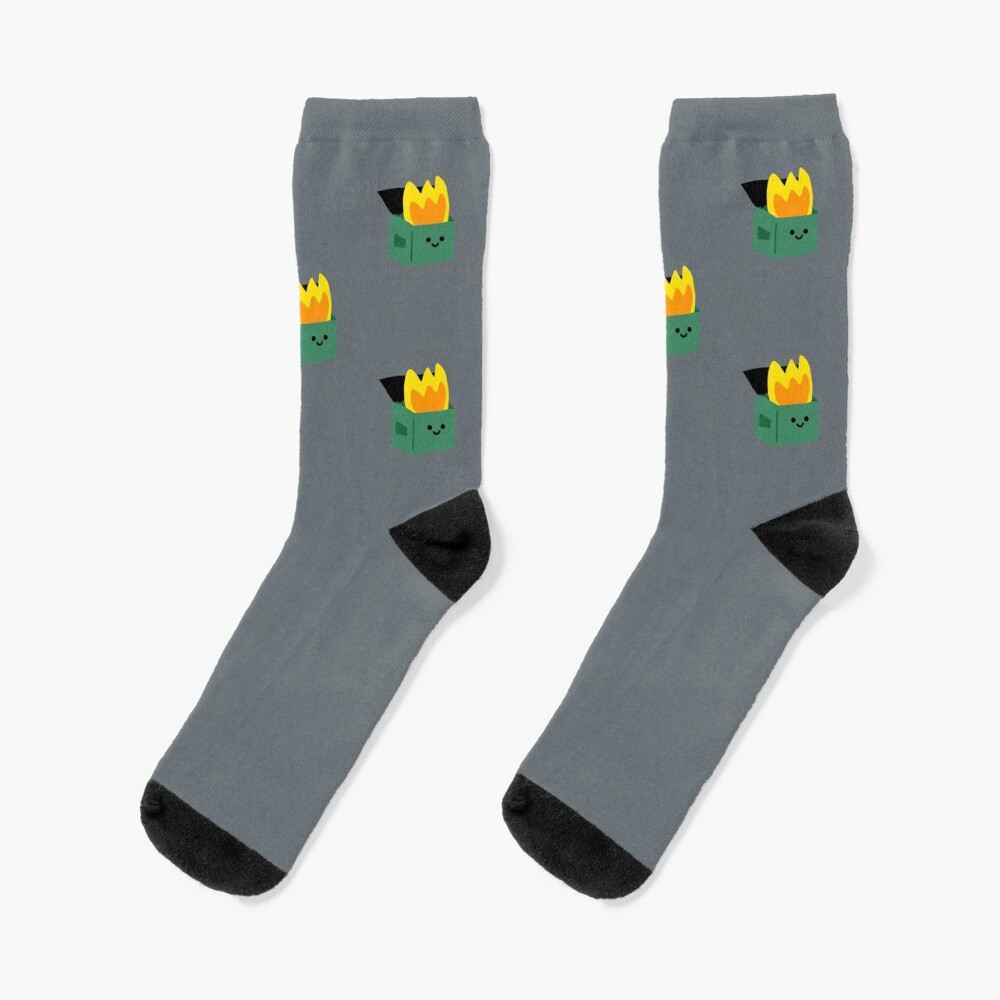 Happy Dumpster Fire Socks
