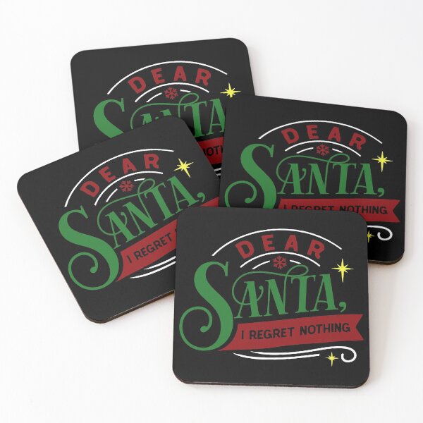 Item preview, Dear Santa, I Regret Nothing designed and sold by starsdesigns.