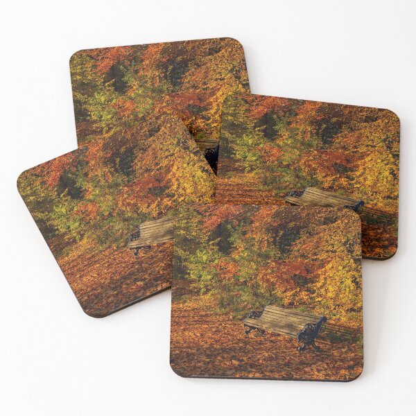 Item preview, Park bench in Autumn designed and sold by Paul Madden.